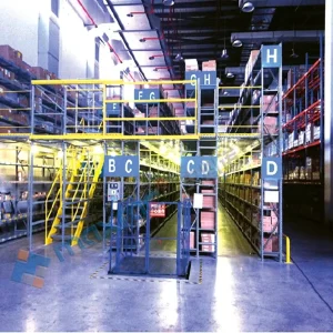 Custom 5 Layer Modular Steel Mezzanine Rack for Warehouse Storage Corrosion Protection Mezzanine Floor Platform
