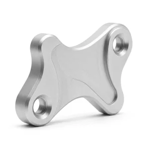 Custom 7075 Aluminum Clear Anodized CNC Milling Parts for Professional Bicycle Disc Brake Mounting Adapters and Hardware