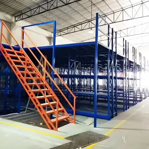 Custom Automotive Warehouse Mezzanine Rack Steel Platform for Parts and Component Storage