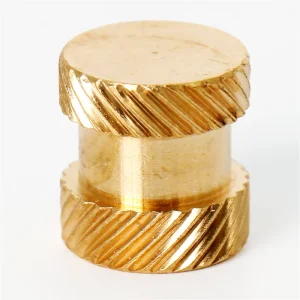 Custom CNC C3604 Brass Double Twill Knurled Anti rotation Durable Insert Nut M2 M8 Thread for Drilling Mining Applications