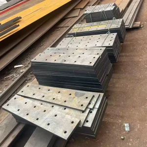 Custom Carbon Steel Plate With Multi row Drilled Holes Q235B Perforated Connection Plate For Steel Structure Building Foundation
