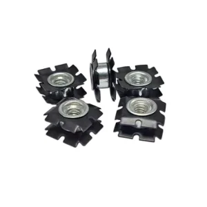 Custom Carbon Steel Stainless Steel Threaded Star Fangled Nut M4 M10 for Mountain Road Bikes Furniture Healthcare Mining