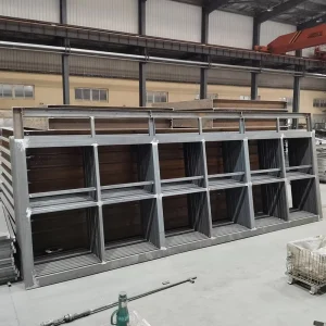Custom China Sheet Metal Industrial Parts Powder Coated Pipe Welding Frame Steel Fabrication ISO 9001