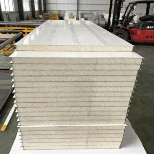 Custom Color High Quality Polyurethane Sandwich Panels Industrial Warehouse Use Fire Resistant Eco Friendly Easy Installation