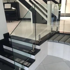 Custom Color Modern Square Base Stainless Steel Glass Spigot for Frameless Glass Balustrade Villa Stair Balcony Rust Resistant