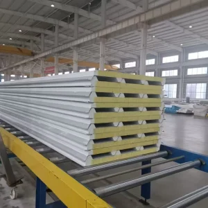 Custom Color Rock Wool Sandwich Panel Thermal Insulation Ce Certificate Stone Wool Sandwich Panels