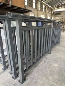 Custom Contemporary Iron Aluminum DIY Villa Courtyard Balcony Deck Stairway Railings