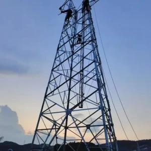 Custom Cross border Power Steel Tower Multi spec High Voltage Lattice Tower for Overseas Infrastructure