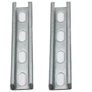 Custom Cut Q235 Steel Unistrut Channel C Purlin Perforated Holes Solar Mounting Bracket Bending Welding Processing Included