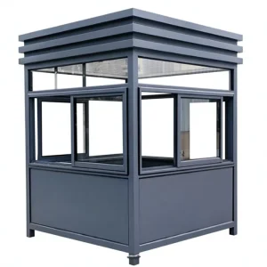 Custom Design Stainless Steel Movable House Guard Room Toll Booth Easy Assemble Commercial Shop Sentry Box