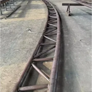 Custom Designed Prefabricated Steel Roof Truss for Warehouse Factory Heavy Duty Fast Installation Welding Cutting Bending
