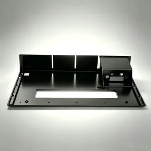 Custom Electronic Chassis Precision Laser Cut CNC Bend PEM Stud Installation Stamping Welding Steel AL Sheet Metal Fabrication