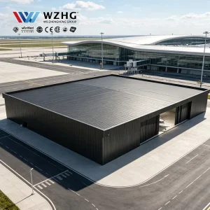 Custom Engineered Aircraft Maintenance Facility with Steel Frame Hangar Design