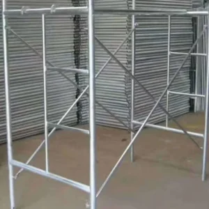 Custom Fabrication Industrial Portable Aluminum Double Wide Straight Slanted Safety Ladders Galvanized Steel Scaffolding