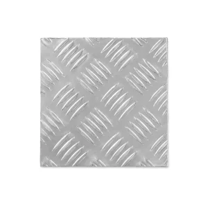 Custom Five-Bar Aluminum Checker Plate for Anti-Slip Flooring