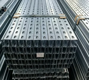 Custom Galvanized C Channel Solar Mounting Brackets Solar Panel Ground Mounting Support System for PV Station