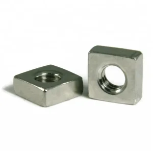 Custom Galvanized Stainless Steel 304 Flat Head Nuts M3 M16 Left Hand Thread for Mining Healthcare Applications