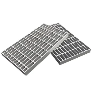 Custom Galvanized Steel Grating Floor Deck Parking Platform 25mm X 5mm Contemporary Design Water Resistant