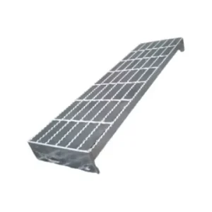 Custom Galvanized Steel Grating Plate 304 Stainless Steel Rainwater Grate Stair T2 Tread Plate Platform Steel Grating Factory
