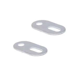 Custom Galvanized Steel Slotted Connection Washer with Adjustable Hole for Industrial Machinery