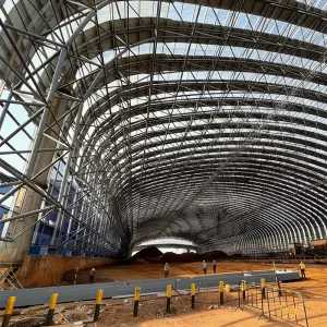 Custom Heavy Gauge Steel Workshops Plants Dust Proof High Strength Frame for Manufacturing Assembly Production Lines
