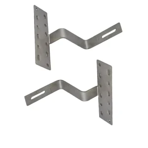 Custom High Quality Stainless Steel Photovoltaic Roof Solar Panel Hook Anti-Seismic L Support Bracket Special-shaped Stamping