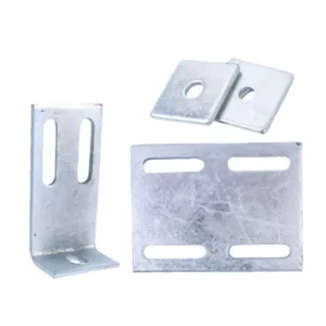 Custom Hot-dip Galvanized Anchor Plate 200*250 6mm Laser Cut Heavy Duty Stainless Steel 8mm Industrial Structural Embedded Part