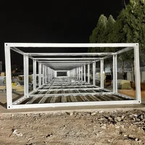 Custom House Frame Portable Container Metal Frame 20 Ft 40 Ft Wall Free Flat Packaging Container House