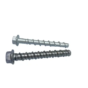 Custom Industrial Building Hardware Blue White Zinc Plated Countersunk Head Masonry Anchor Concrete Screw
