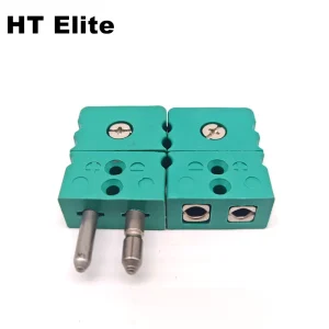 Custom Industrial Waterproof K Type Female And Male Thermocouple Connector Plug