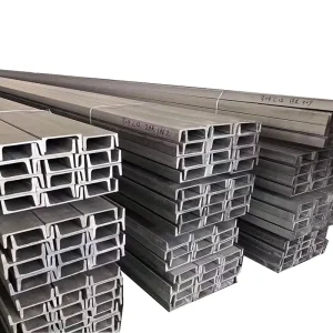 Custom Iron Beam Carbon Steel ASTM Standard 16 Gauge Steel Channel Q235B C shaped Channel Steel Strut Canenl