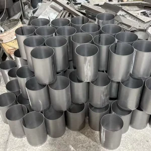 Custom Iron Sheet Metal Cylinders Precision Rolled And Welded For Pipeline Connections Machinery Parts Automotive Components
