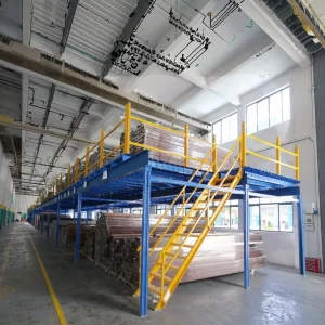 Custom Light Duty Cold Rolled Steel Mezzanine Flooring System High-Density Industrial Manufacturing Warehouse Storage Platform