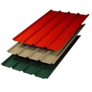 Custom Made Corrugated Tin Zinc Coated Metal Steel Roof Panel Color Roofing Sheets