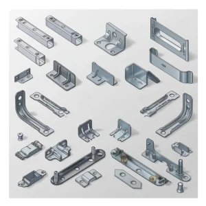 Custom Metal Parts Aluminum Stainless Steel Frame Bracket Bending Welding Fabrication Services Metal Stamping Kits