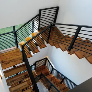 Custom Metal Stair Railings Featuring Modern Style Superior Strength and Easy Installation