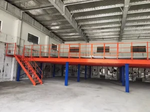 Custom Mezzanine Steel Floor Platform Heavy Load Bearing Q235 Steel Structure for Warehouse Space Expansion