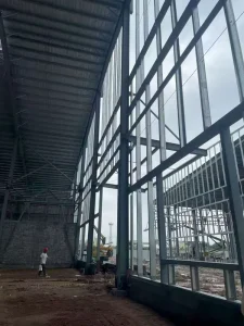 Custom Modern Prefab Warehouse Steel Structure Kit for Industrial Storage Shed Building Construction