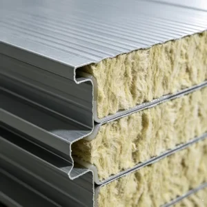 Custom Modern Rock Wool Sandwich Explosion Vent Panel Factory Direct Fireproof Pressure Relief Board Eco Friendly Exterior Roof