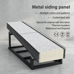 Custom Multi-Texture Galvanized Steel Carved Wall Panels for Modern Exterior Walls and Roofs Water Fire Resistant