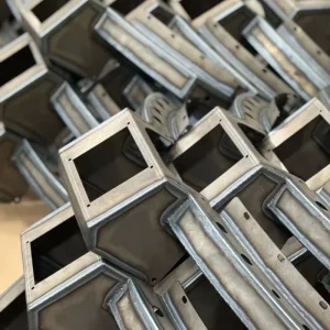 Custom OEM Sheet Metal Fabrication 5mm Stainless Steel Braces Laser Welding Services Metal Angle Bracket Bending Parts ISO9001