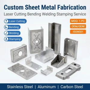 Custom OEM Sheet Metal Fabrication Laser Cutting Bending Welding Stamping Service Stainless Steel Aluminum Parts