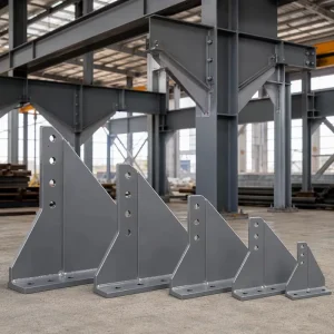 Custom OEM Steel Gusset Plate Assembly Heavy Duty Steel Welded Fabrication for Structural Joint Reinforcement
