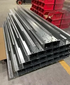 Custom Outdoor Factory’s High quality Galvanized Steel Pillars Purlins C shaped Steel Channels Sheet Metal Fabrication Laser