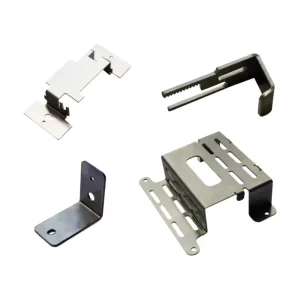 Custom Painted Sheet Metal Fabrication Stainless Steel L Shape Angle Brackets Laser Cutting Bending Welding Parts Machinery