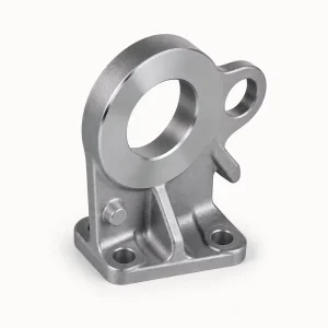 Custom Precision CNC Machined Industrial Mounting Bracket Heavy Duty Cast Steel Support Base