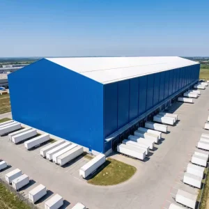 Custom Prefabricated Steel Structure Warehouse Large Span Portal Frame Metal Building Factory Workshop Shed Free Design