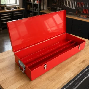 Custom Sheet Metal Fabrication Steel Tool Box with Compartments Portable Workshop Storage Case OEM ODM Service