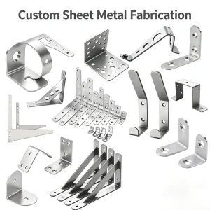 Custom Sheet Metal Stamping & Bending Hardware Brackets, OEM Precision Stamped Stainless Steel Angle Supports, Mounting Parts