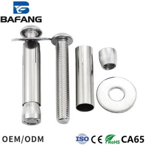 Custom Size Available Stainless Steel Sleeve Mechanical Anchor Bolt 5/8×12 Expansion Pit Foundation